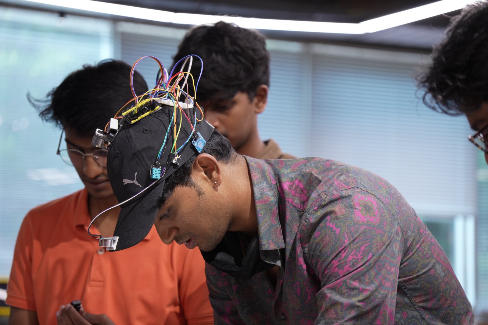 the thinking cap, literally